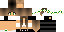 Minecraft skin texture, 64x32 legacy pixels