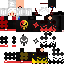 Minecraft skin texture, 64x64 pixels