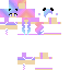 Minecraft skin texture, 64x64 pixels