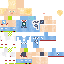 Minecraft skin texture, 64x64 pixels