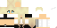 Minecraft skin texture, 64x32 legacy pixels