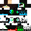 Minecraft skin texture, 64x64 pixels