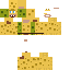 Minecraft skin texture, 64x64 pixels