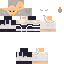 Minecraft skin texture, 64x64 pixels
