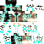 Minecraft skin texture, 64x64 pixels