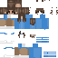Minecraft skin texture, 64x64 pixels