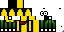 Minecraft skin texture, 64x32 legacy pixels