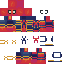 Minecraft skin texture, 64x64 pixels