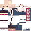 Minecraft skin texture, 64x64 pixels