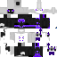 Minecraft skin texture, 64x64 pixels
