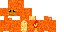 Minecraft skin texture, 64x32 legacy pixels