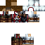 Minecraft skin texture, 64x64 pixels