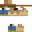 Minecraft skin texture, 64x64 pixels