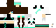 Minecraft skin texture, 64x32 legacy pixels
