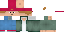 Minecraft skin texture, 64x32 legacy pixels