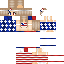 Minecraft skin texture, 64x64 pixels