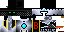Minecraft skin texture, 64x32 legacy pixels