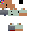 Minecraft skin texture, 64x64 pixels