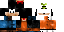 Minecraft skin texture, 64x32 legacy pixels