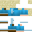 Minecraft skin texture, 64x64 pixels