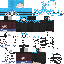 Minecraft skin texture, 64x64 pixels