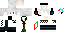 Minecraft skin texture, 64x32 legacy pixels