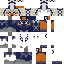 Minecraft skin texture, 64x64 pixels