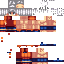 Minecraft skin texture, 64x64 pixels