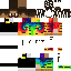 Minecraft skin texture, 64x64 pixels