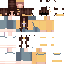 Minecraft skin texture, 64x64 pixels