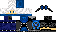 Minecraft skin texture, 64x32 legacy pixels
