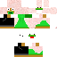 Minecraft skin texture, 64x64 pixels