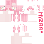 Minecraft skin texture, 64x64 pixels