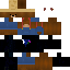 Minecraft skin texture, 64x64 pixels