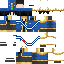 Minecraft skin texture, 64x64 pixels
