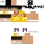 Minecraft skin texture, 64x64 pixels