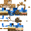 Minecraft skin texture, 64x64 pixels