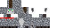 Minecraft skin texture, 64x32 legacy pixels