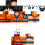 Minecraft skin texture, 64x64 pixels