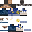 Minecraft skin texture, 64x64 pixels