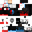 Minecraft skin texture, 64x64 pixels