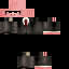 Minecraft skin texture, 64x64 pixels