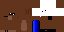 Minecraft skin texture, 64x32 legacy pixels