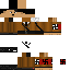 Minecraft skin texture, 64x64 pixels