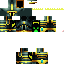 Minecraft skin texture, 64x64 pixels