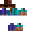 Minecraft skin texture, 64x64 pixels