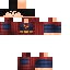 Minecraft skin texture, 64x64 pixels
