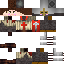 Minecraft skin texture, 64x64 pixels