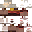 Minecraft skin texture, 64x64 pixels