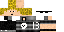 Minecraft skin texture, 64x32 legacy pixels